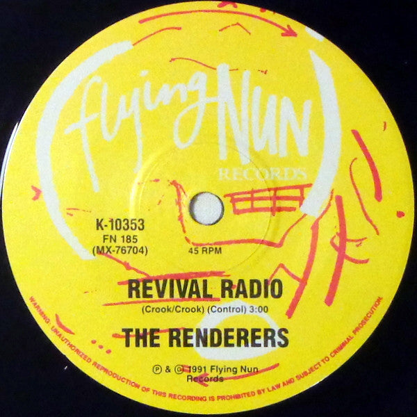 
                  
                    FN185 The Renderers - Bigger Than Texas / Revival Radio ‎(1991)
                  
                