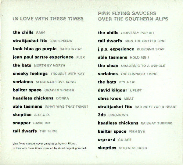 FN485 Various - In Love With These Times / Pink Flying Saucers Over The Southern Alps ‎(2004) - Flying Nun  | Vinyl | CD