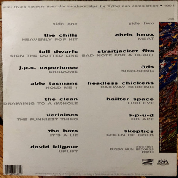 FN210 Various - Pink Flying Saucers Over The Southern Alps (1991) - Flying Nun  | Vinyl | CD