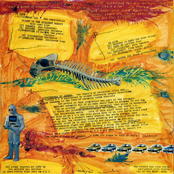 BFM 001 Various - Outnumbered By Sheep (1986) - Flying Nun  | Vinyl | CD