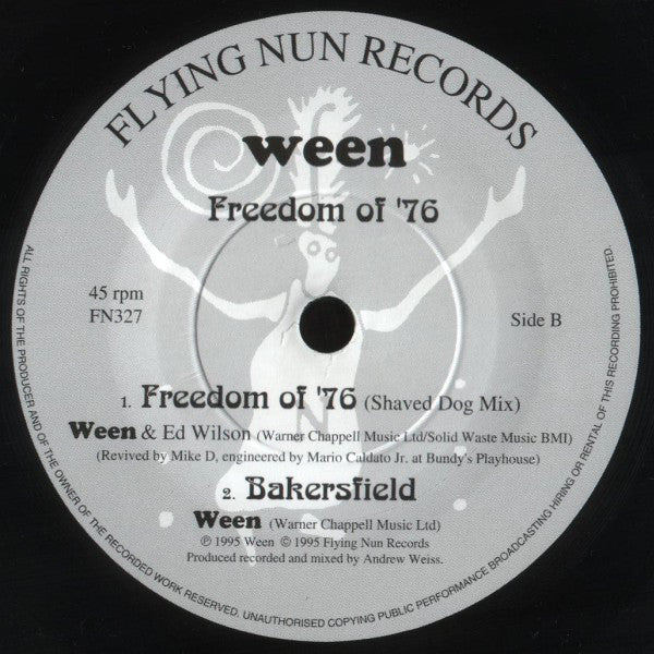 
                  
                    FN327 Ween - Freedom Of '76 ‎(1995)
                  
                