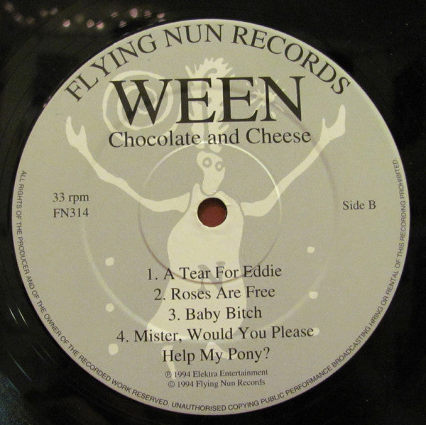 
                  
                    FN314 Ween - Chocolate And Cheese ‎(1994)
                  
                