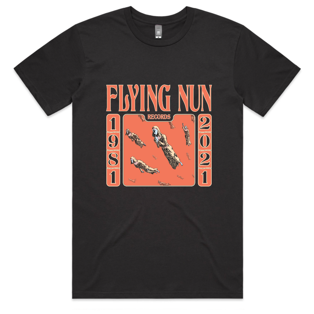 
                  
                    Flying Nun Records 1981-2021 T-Shirt (Coal)
                  
                