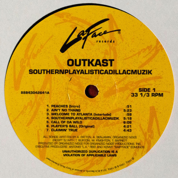 OutKast – Southernplayalisticadillacmuzik - Flying Nun  | Vinyl | CD