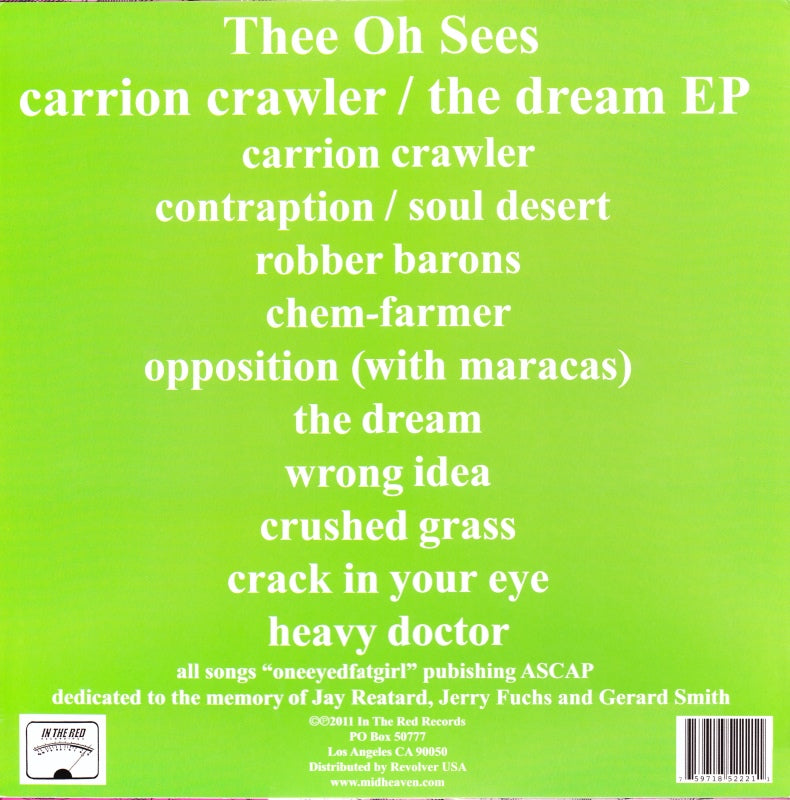 Thee Oh Sees – Carrion Crawler/The Dream EP - Flying Nun  | Vinyl | CD