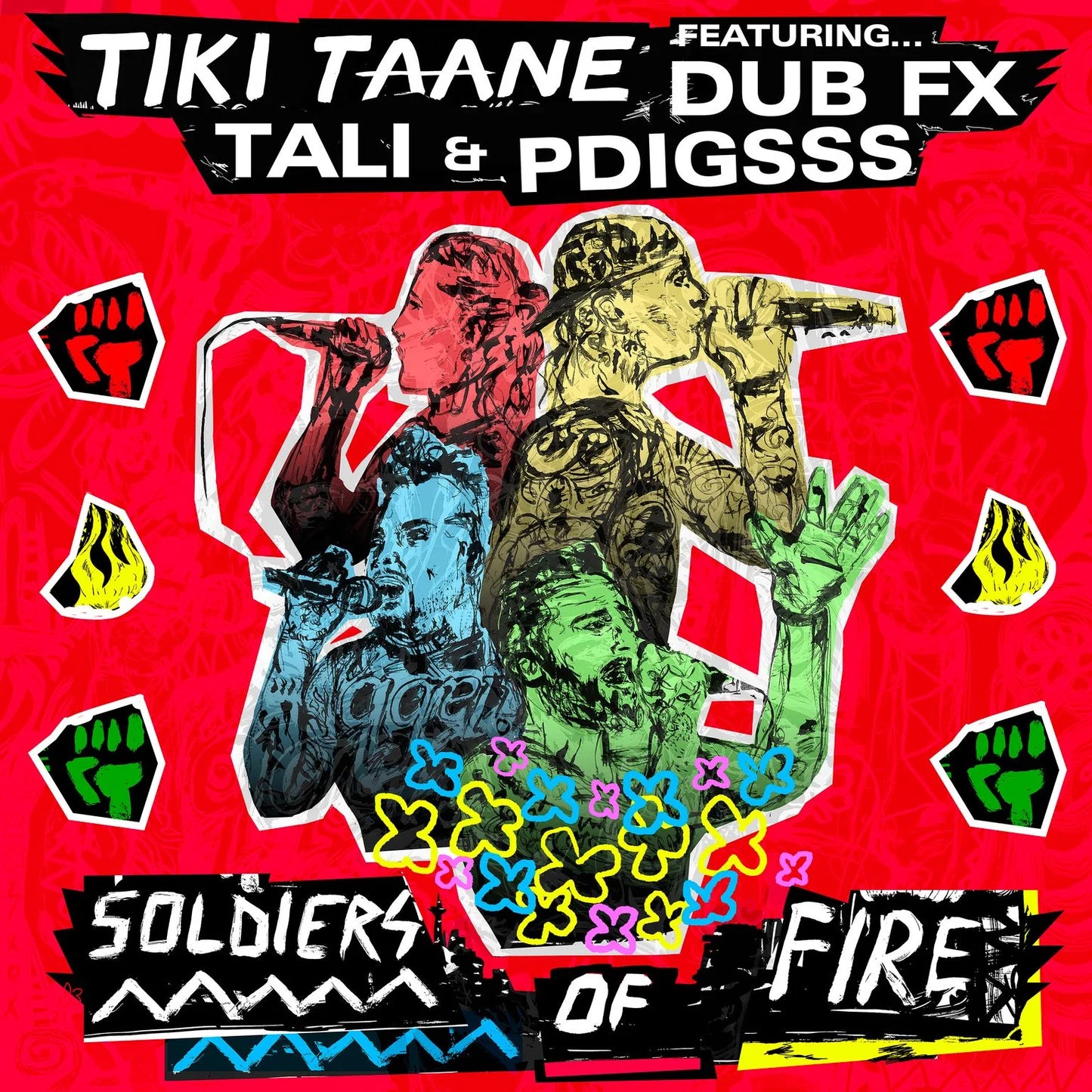 Tiki Taane - Soldiers of Fire | Buy the Vinyl EP from Flying Nun Records